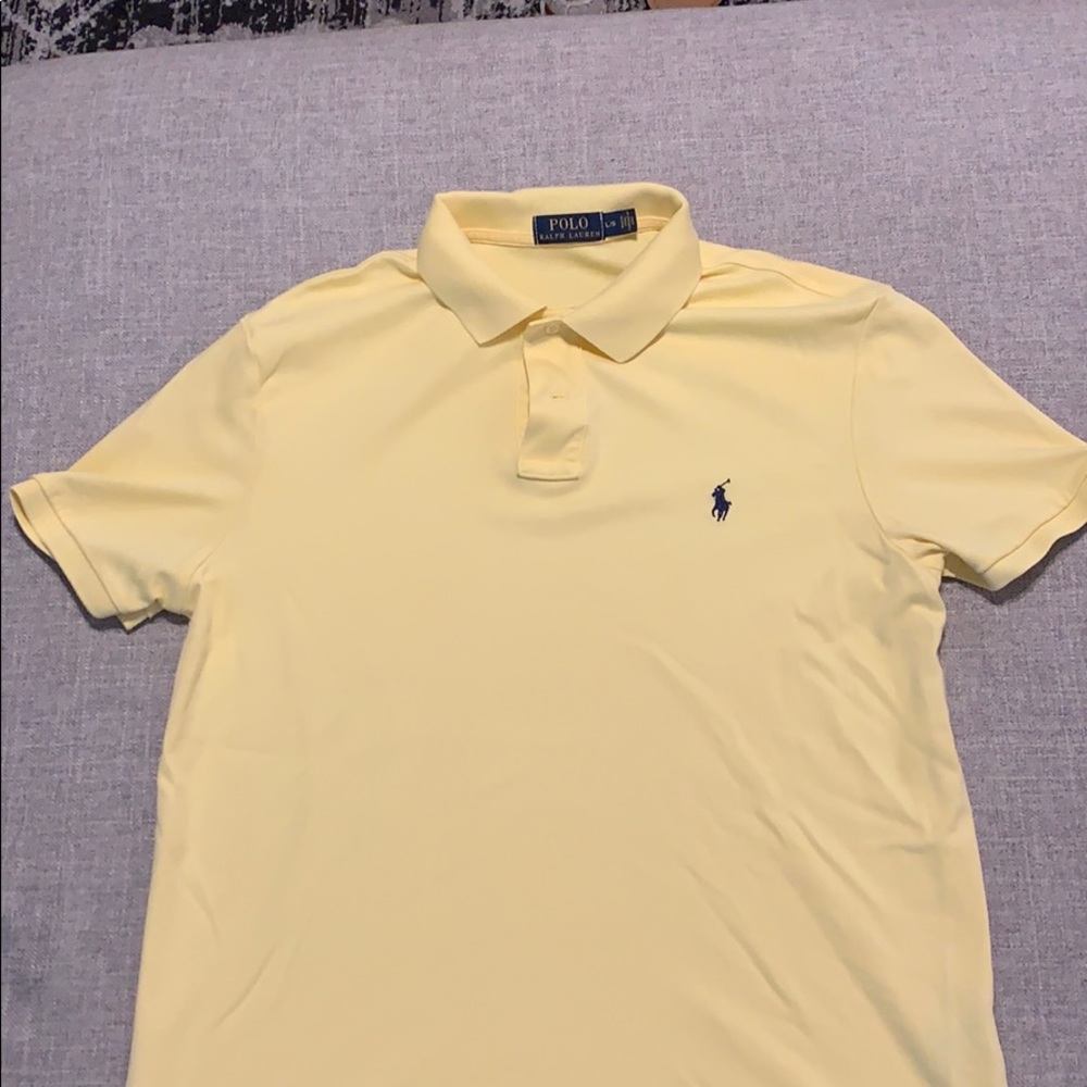 Yellow Polo Ralph Lauren Collared Shirt